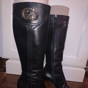 Amazing Black Gucci Tall Boots!